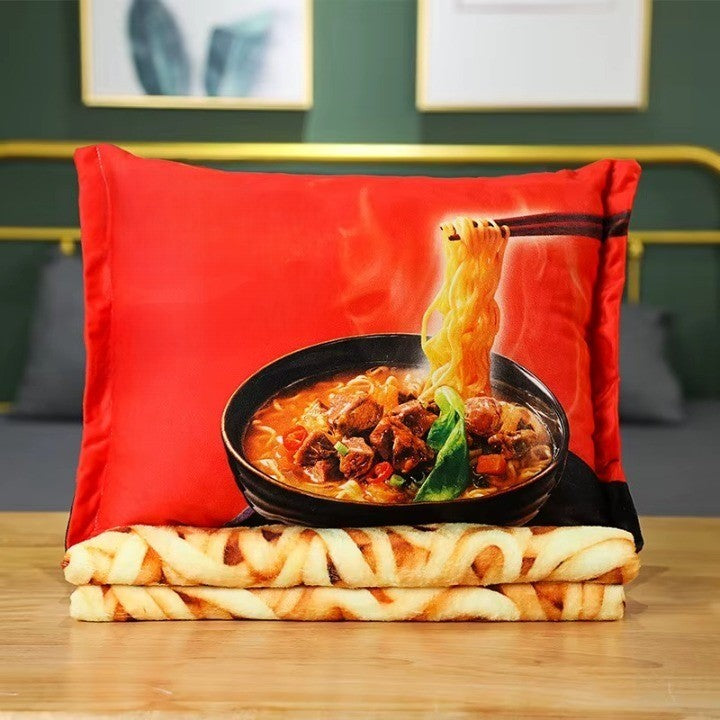 Lisslune | Comfort Food Noodle Snuggle Throw Blanket