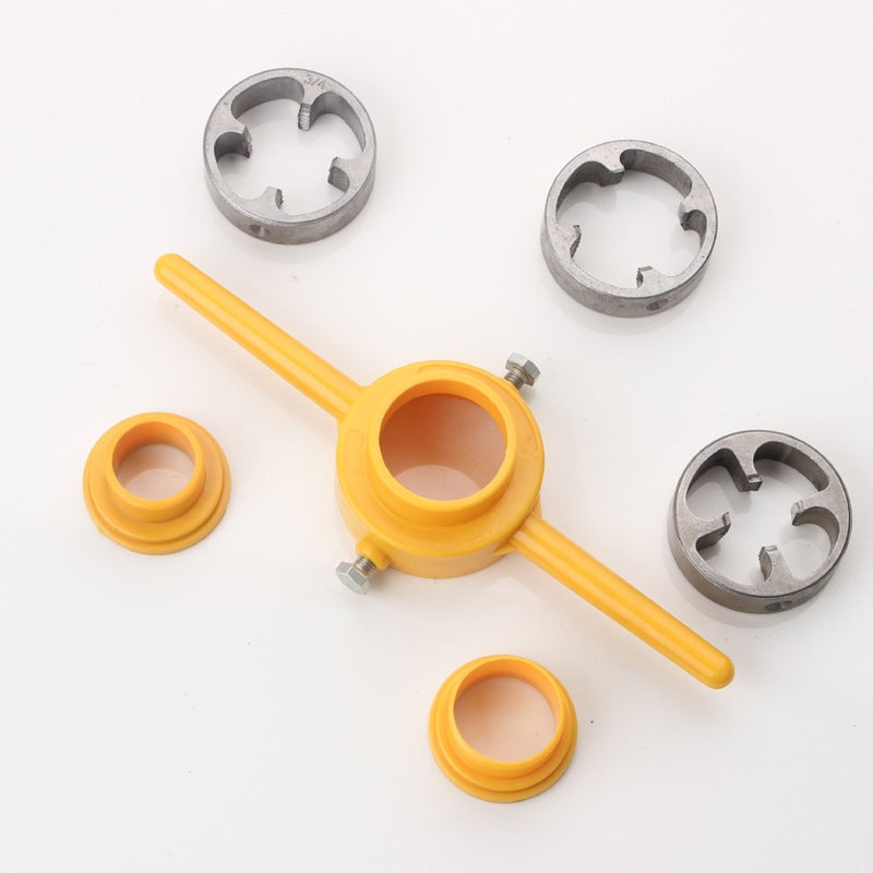 Lisslune | 6-Piece Set Of Water Pipe Die Plastic Pipe Die Tap Wrench Set