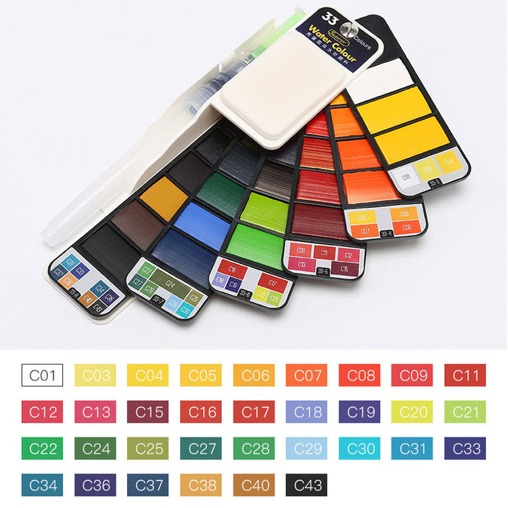 Lisslune | Solid Gouache Pigment Palette - let your creativity speak!