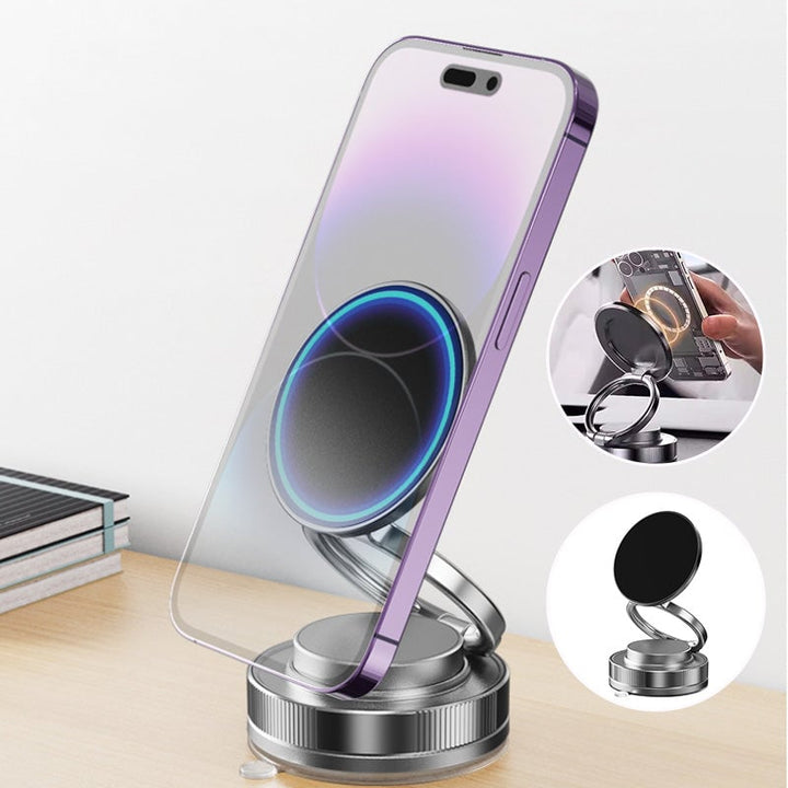 Lisslune | 360° adjustable vacuum magnet phone holder