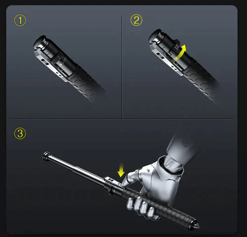 Lisslune | Automatic retractable trekking pole