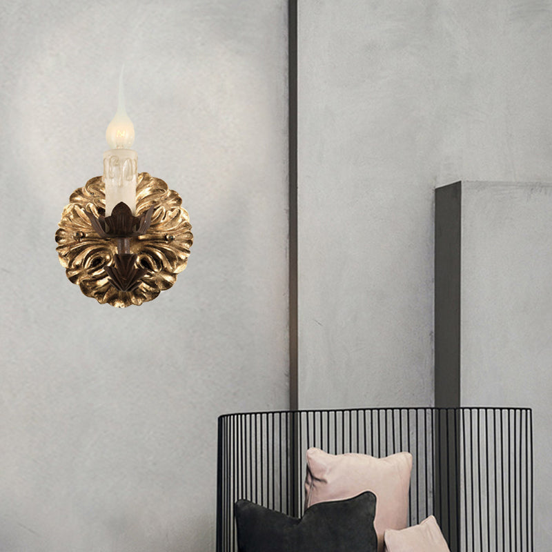 Skørter | Rust Simple Wall Lighting Traditional Metal Candelabra Wall Light
