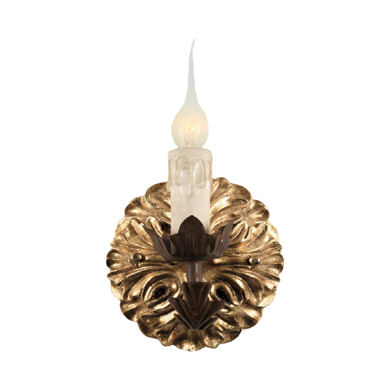 Skørter | Rust Simple Wall Lighting Traditional Metal Candelabra Wall Light