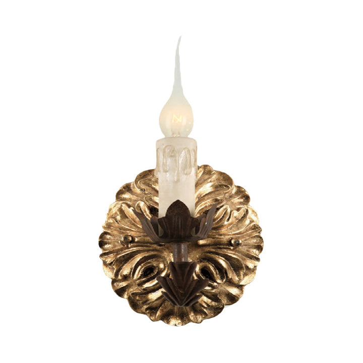 Skørter | Rust Simple Wall Lighting Traditional Metal Candelabra Wall Light