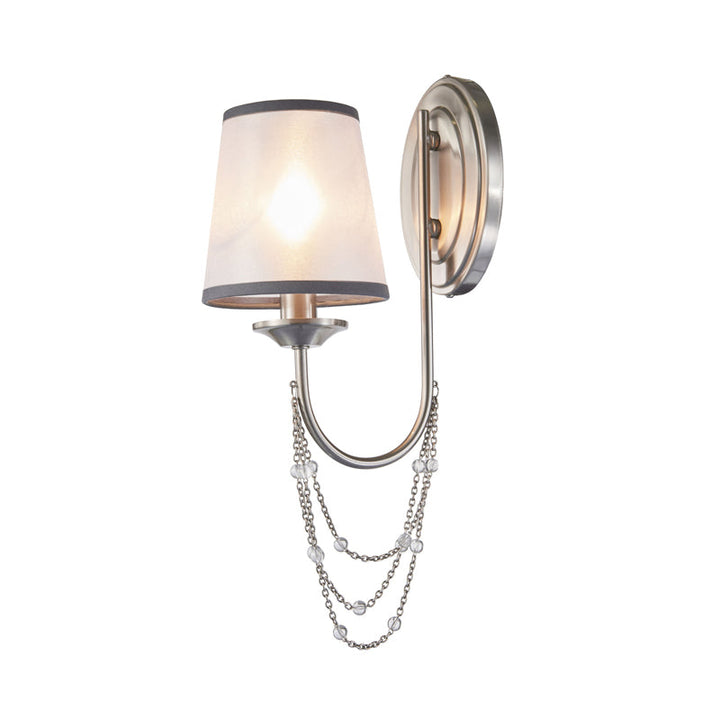 Skørter | Crystal chrome wall-mounted light conical 1/2 bulbs traditional wall lamp lighting for bedroom