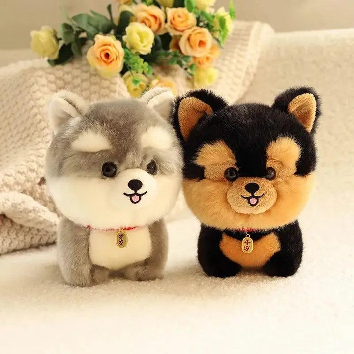 Lisslune | Charming Kawaii Chow-Pom-Corgi Mix Plush Pet Doll