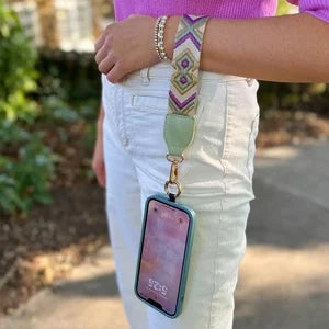 Lisslune | Phone strap with zipper pocket