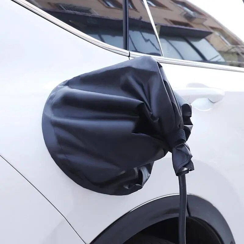 Lisslune | Universal EV Charging Port Weatherproof Cover – PVC Rain & Dust Protector