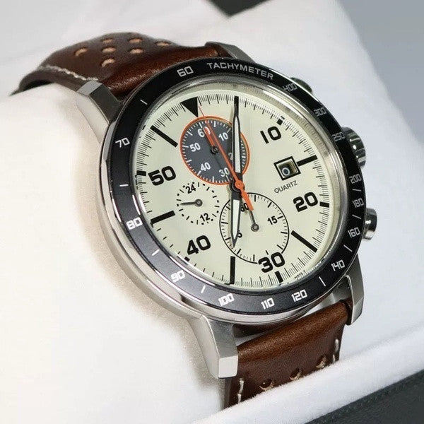 Lisslune | Multifunctional 6-Hand Quartz Watch for Men