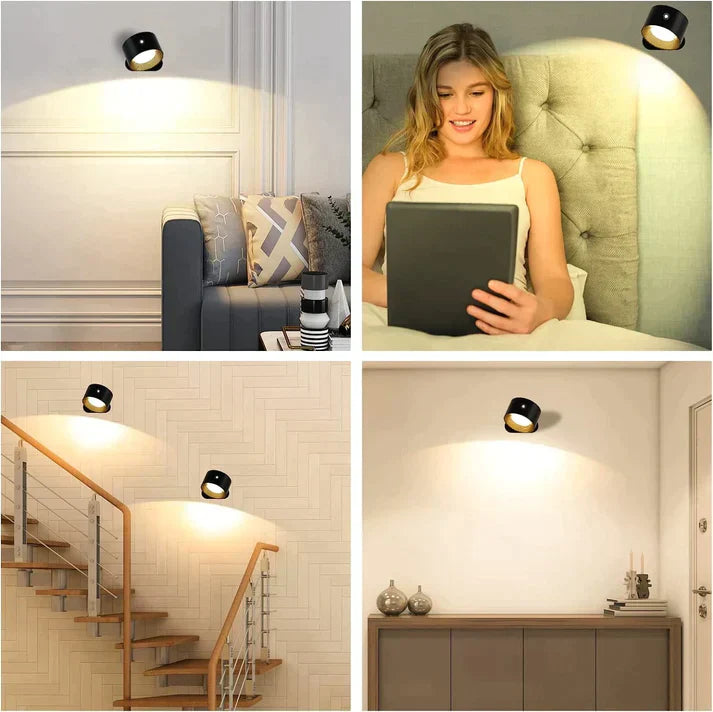 Lisslune | Lumini LED Lamp | Rechargeable Wireless Wall Light