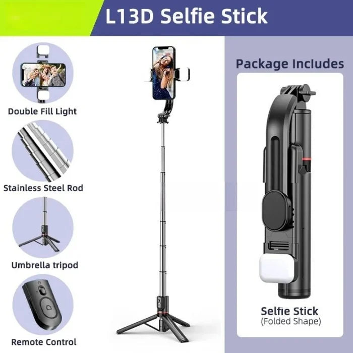 Lisslune | Foldable Selfie Stick Tripod