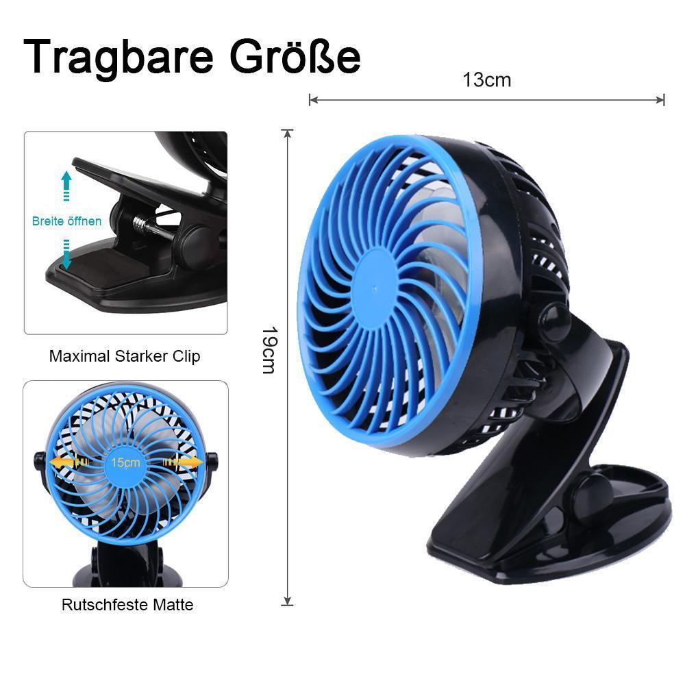 Lisslune | 360 ° Portable & Rechargeable Lithium-Ion Fan
