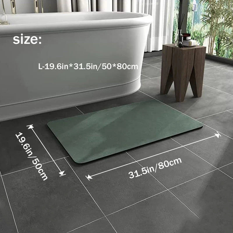 Lisslune | Non-slip diatomite bath mat