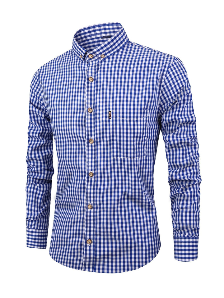 Lisslune | Men's Fashion Checkered Shirt – Stylish & Versatile