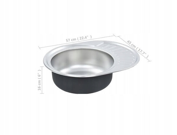 Lisslune | Stainless Steel Sink 57x45 Micro Decor