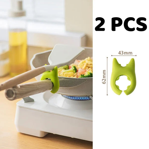 Lisslune | Silicone spoon holder pot clip