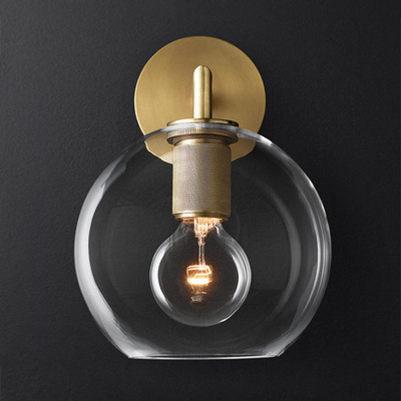 Skørter | Traditionary Armed Scone Light Metal 1/2 Heads Wall Lamp Light in Black/Brass/Chrome for Living Room