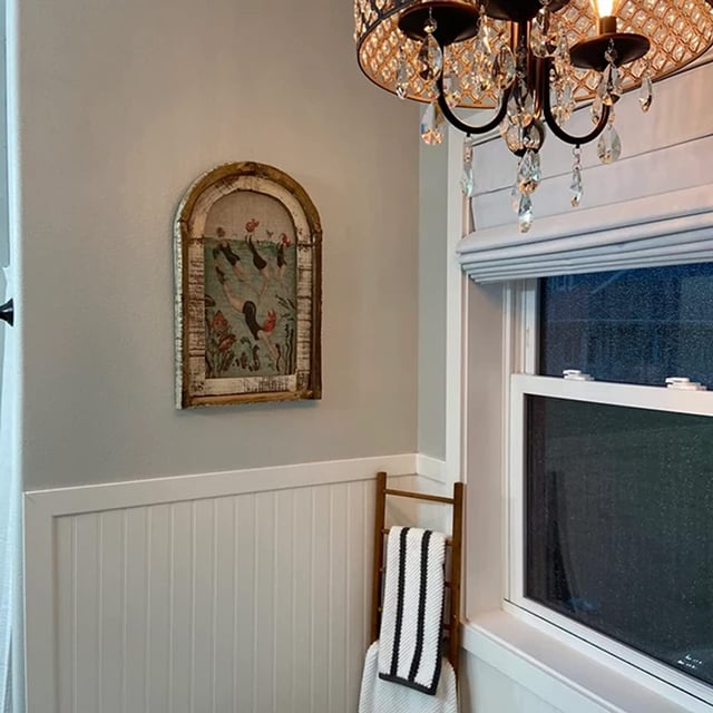 Lisslune | Swimming Wall Art Bathroom Decor