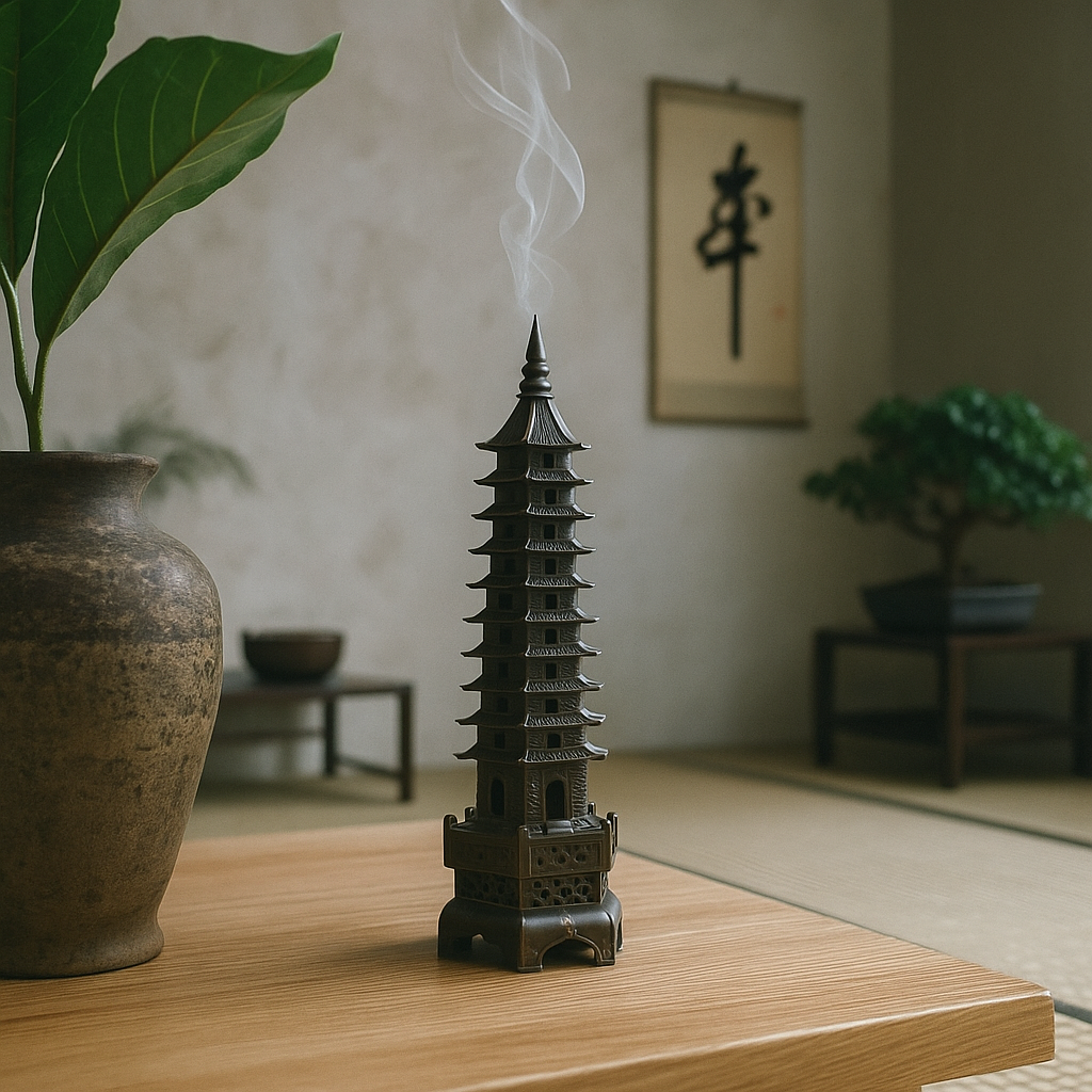 Lisslune | Zen Tower-Style Smoke Waterfall Incense Burner
