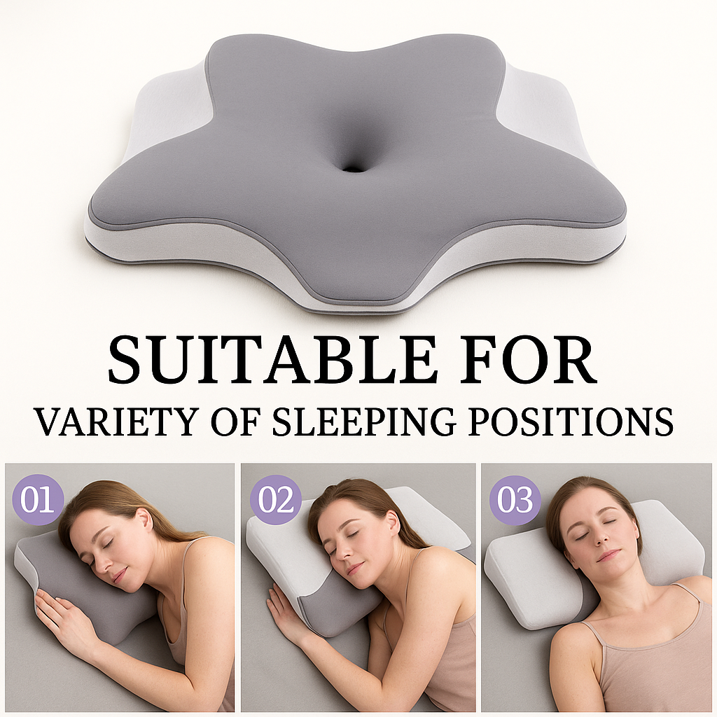 Lisslune | Butterfly Shaped Memory Foam Ergonomic Pillow
