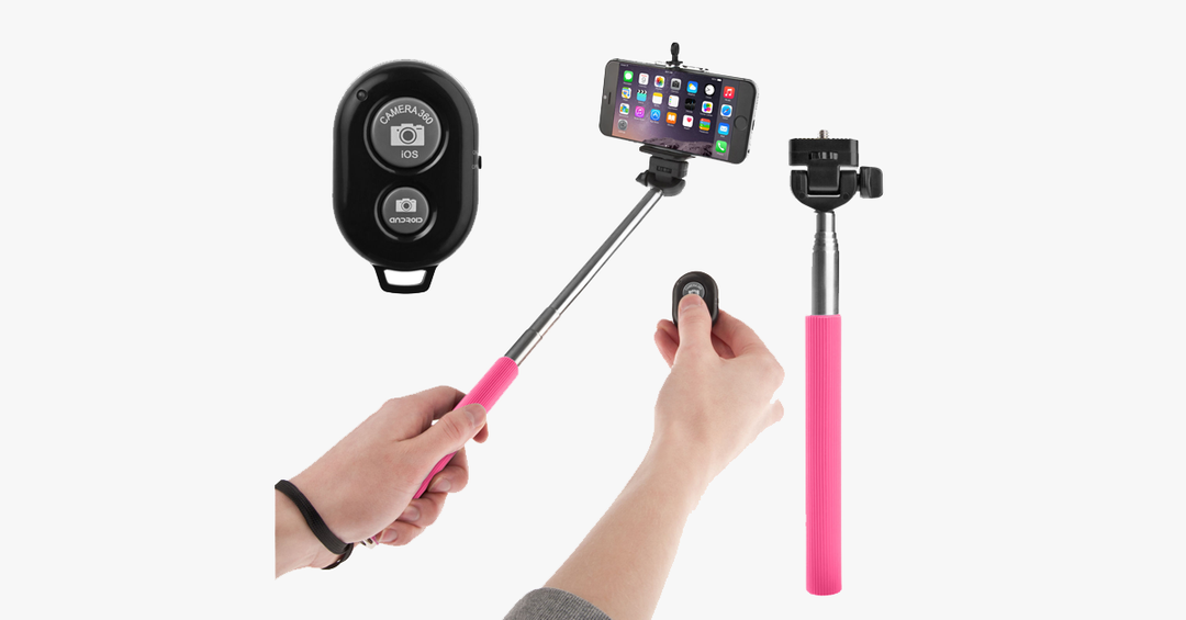Lisslune | Selfie stick with remote control Bluetooth trigger – Take photos like never before!