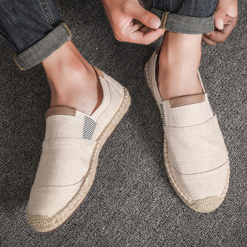 Lisslune | Boss Stylish Handmade Canvas Straw Shoes Summer Chic