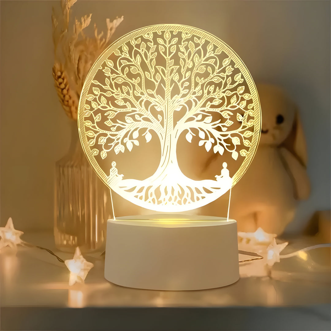 Lisslune | DreamGlow - 3D LED lamp for stylish lighting in the bedroom