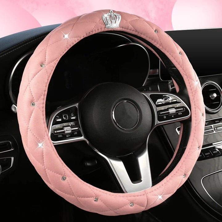 Lisslune | Motocovers Universal Anti-Slip Suede Steering Wheel Cover