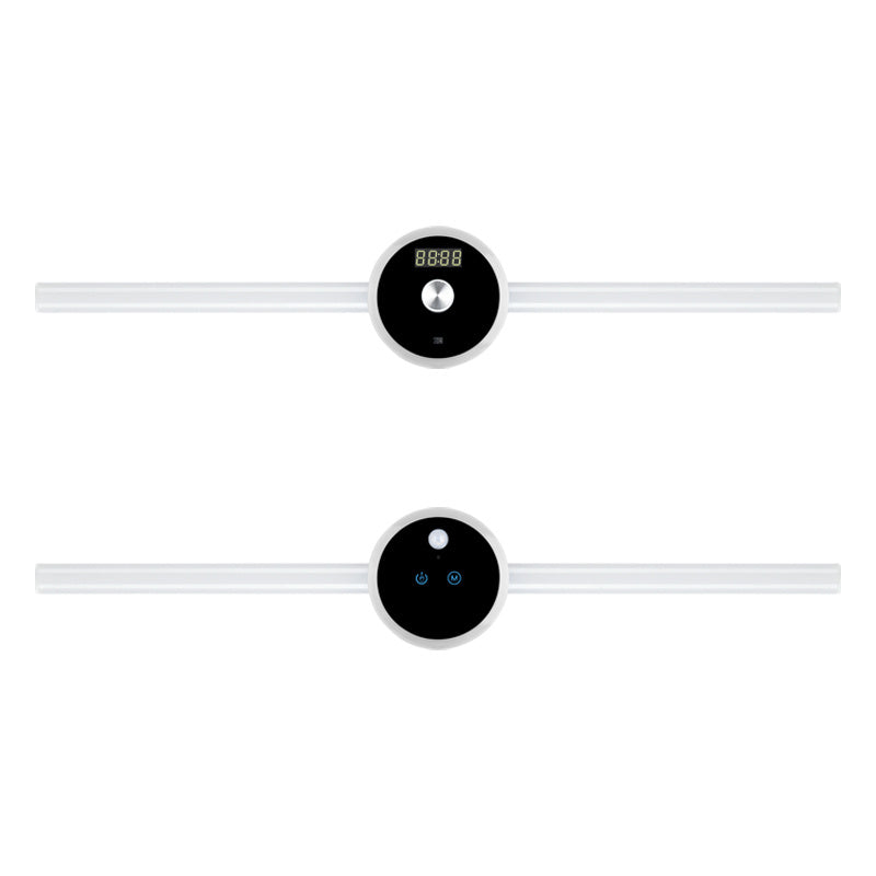 Lisslune | Smart Cabinet Light Clock Timing Sensor Light Removable LED Wardrobe Light Manual Sweep Switch Light