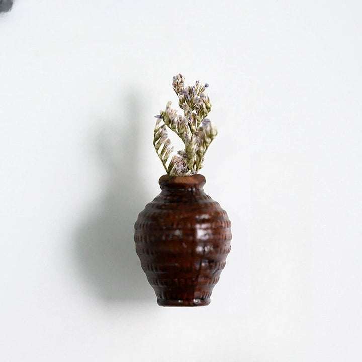 Lisslune | 3-piece set mini plant vases magnets for decorative and fresh accents