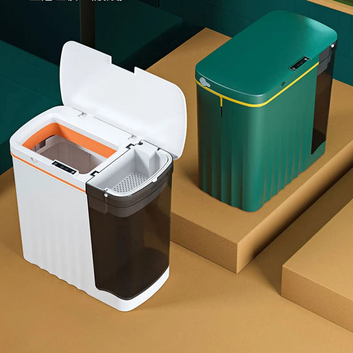 Lisslune | Double Storage Liquid Separator Trash Can