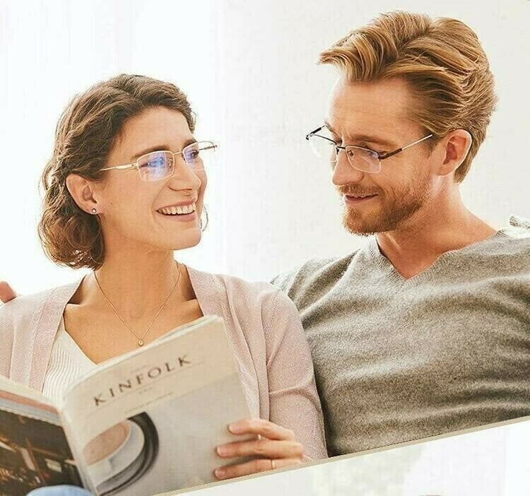 Lisslune | Third Generation Titanium Progressive Far And Near Dual-Use Reading Glasses