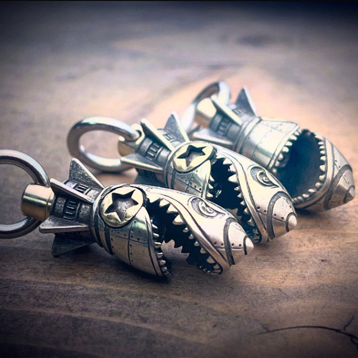 Lisslune | Piston Art Skull Keychain