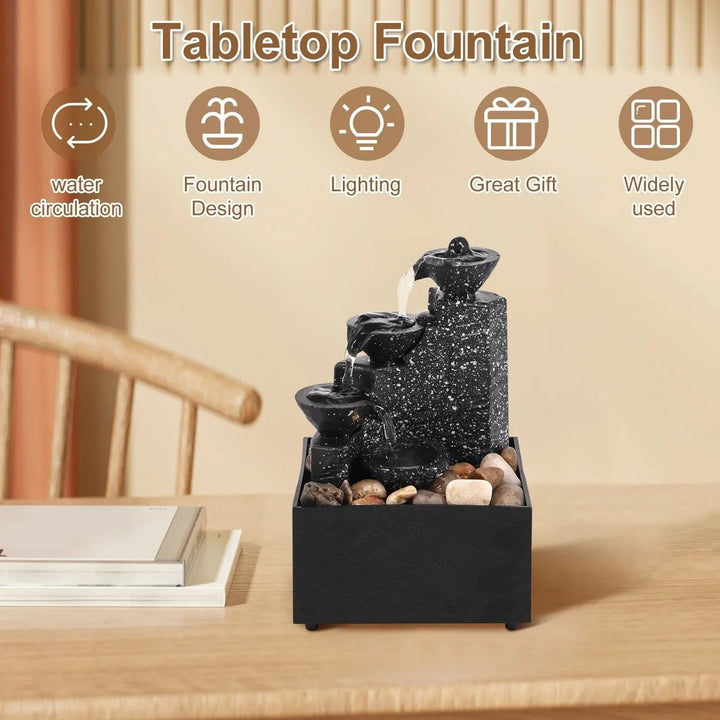 Lisslune | RuheMoment LED Fountain – Soothing Atmosphere in Modern Form