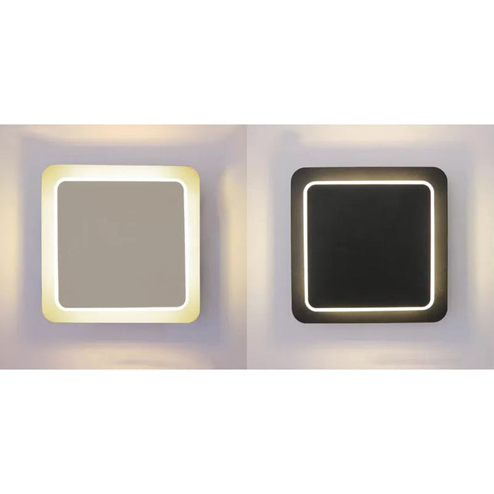 Skørter | Modern Style Wall Light Square Shape Acrylic LED Wall Lamp for Stairs Dining Room