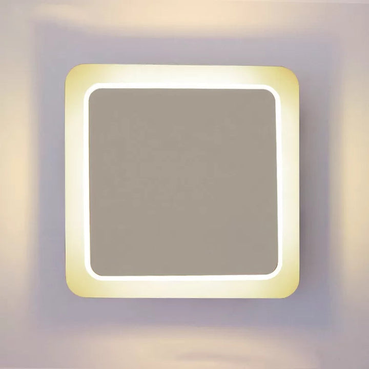 Skørter | Modern Style Wall Light Square Shape Acrylic LED Wall Lamp for Stairs Dining Room