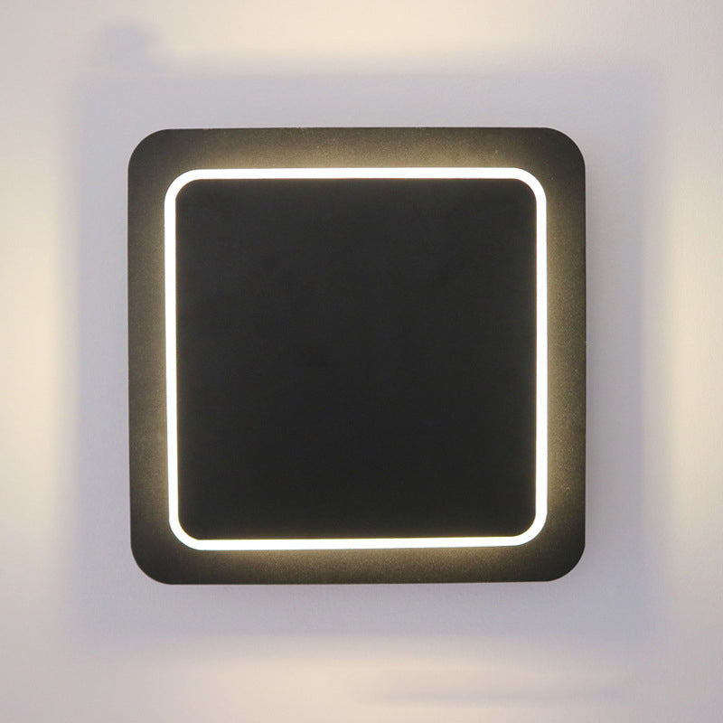 Skørter | Modern Style Wall Light Square Shape Acrylic LED Wall Lamp for Stairs Dining Room
