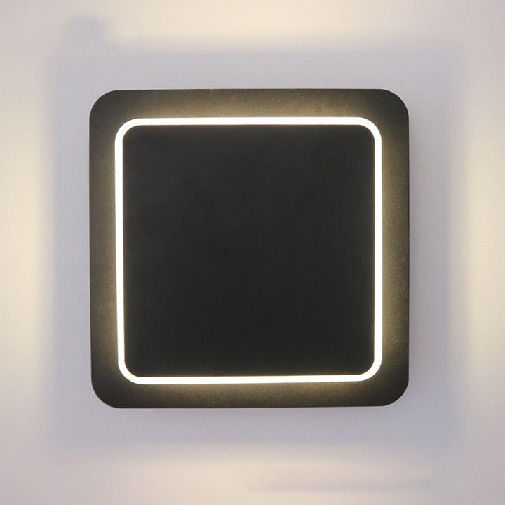 Skørter | Modern Style Wall Light Square Shape Acrylic LED Wall Lamp for Stairs Dining Room