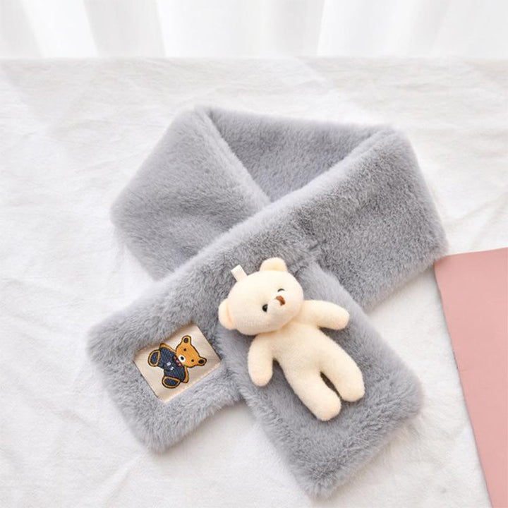 Lisslune | Cute Bear Plush Bib For Adult And Child