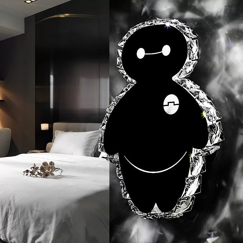 Skørter | Cartoon black wall lamp film character acrylic wall light for kindergarten children's room