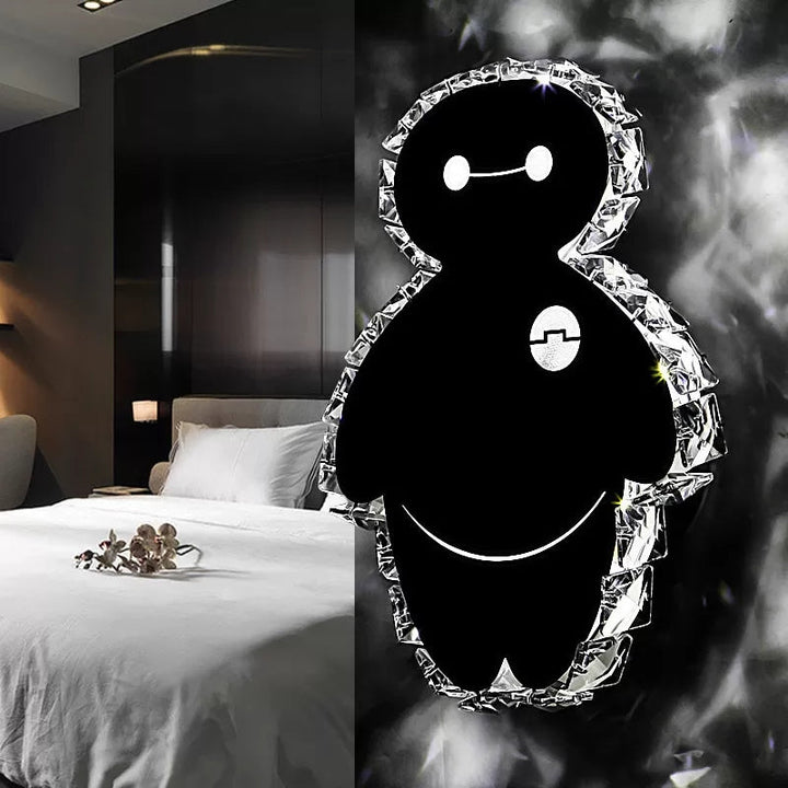 Skørter | Cartoon black wall lamp film character acrylic wall light for kindergarten children's room