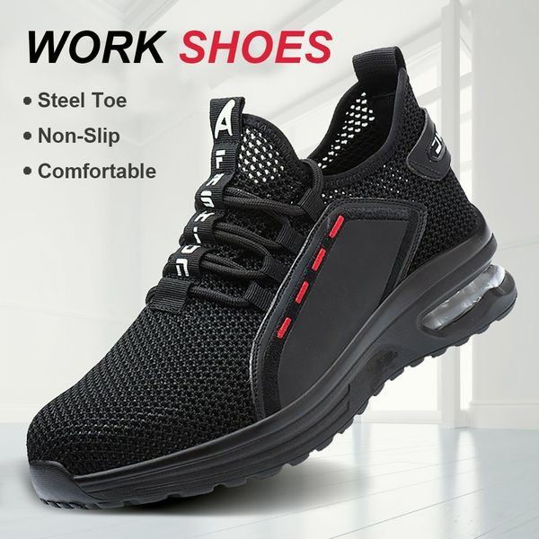 Lisslune | Ultralight, breathable, slip-resistant work shoes with steel toe - Free Shipping