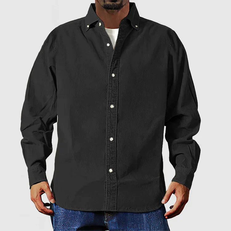 Lisslune | Classic Beige Cord Shirt