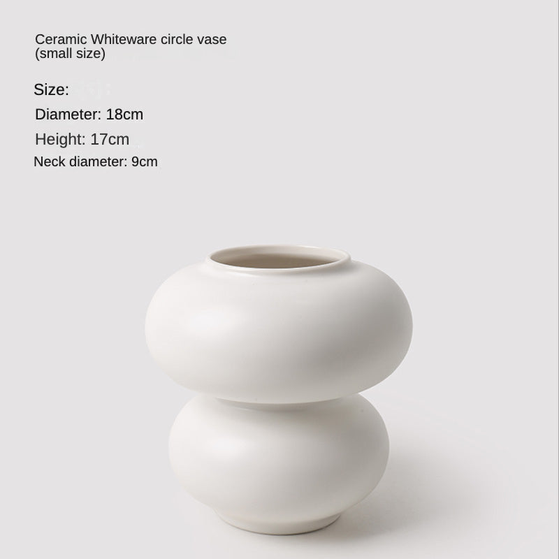 Lisslune | Pure White Special Shape Vase