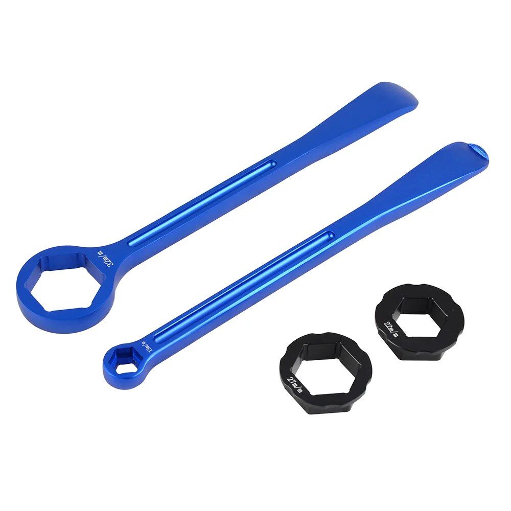 Lisslune | Universal aluminum 32mm 27/22mm 13/10mm cover lever key set for motorcycle maintenance