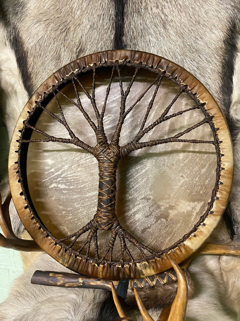 Lisslune | Shaman drum "Tree of life" Siberian drum Spirit music