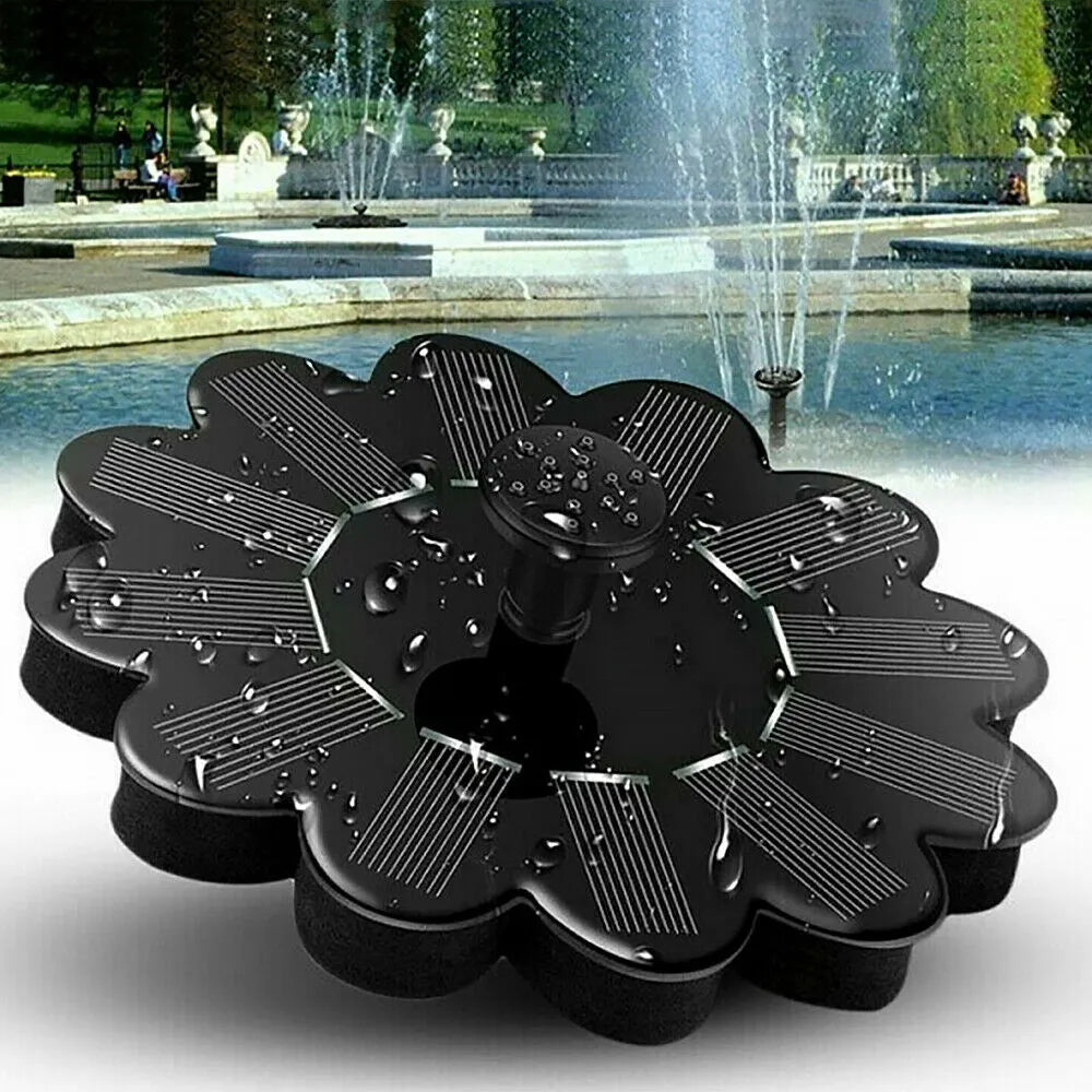 Lisslune | Solar-powered fountain for the garden – Flower design water feature for ponds and pools