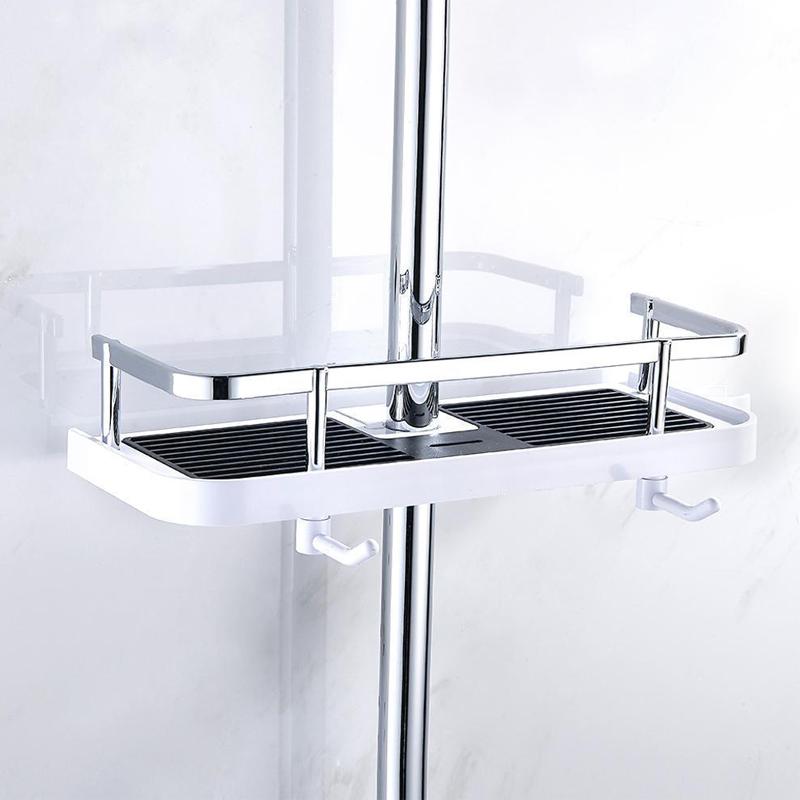 Lisslune | Shower rod storage shelf