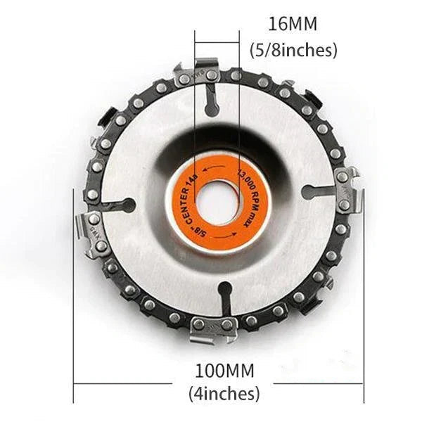 Lisslune | Chain saw blades for angle grinders