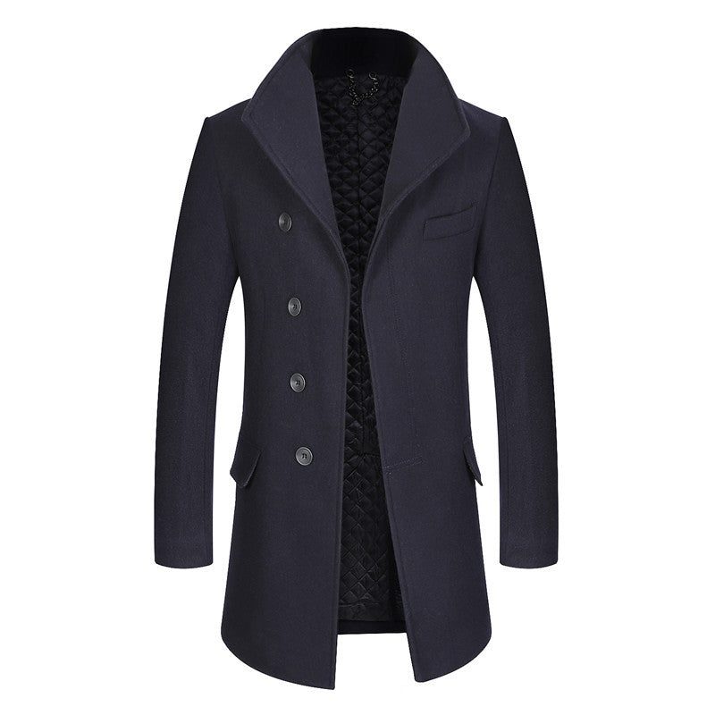 Men's Elegant Double-Breasted Coat Lisslune